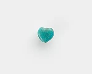 Bead, heart-shaped by Unknown