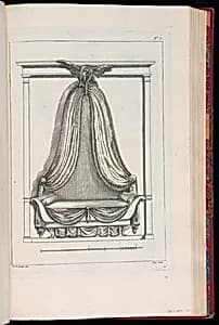 Bed with Eagle by Richard de Lalonde, French, active 1780–96