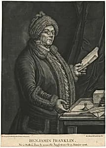 Benjamin Franklin by Johann Martin Will, 1727 - 1806