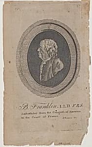 Benjamin Franklin by John Norman, c. 1748 - 1817
