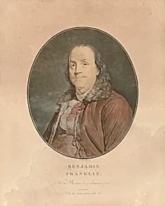 Benjamin Franklin by Jean-François Janinet, 1752 - 1 Nov 1814