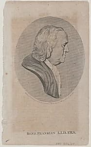 Benjamin Franklin by Samuel Allardice, 1698 - 1798?