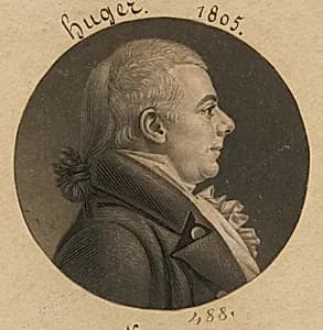 Benjamin Huger by Charles Balthazar Julien Févret de Saint-Mémin, 12 Mar 1770 - 23 Jun 1852