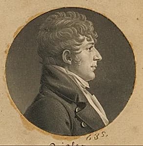Benjamin Ricketts by Charles Balthazar Julien Févret de Saint-Mémin, 12 Mar 1770 - 23 Jun 1852