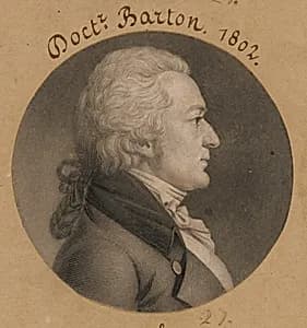 Benjamin Smith Barton by Charles Balthazar Julien Févret de Saint-Mémin, 12 Mar 1770 - 23 Jun 1852