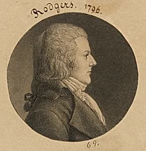 Benjamin Woolsey Rogers by Charles Balthazar Julien Févret de Saint-Mémin, 12 Mar 1770 - 23 Jun 1852
