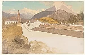Berchtesgaden, Bavaria (Germany) by Frederic Edwin Church, American, 1826–1900