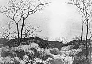 Blue Landscape by Louis Eilshemius, American, b. Arlington, New Jersey, 1864–1941