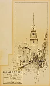 Boston--North Church by Ernest C. Peixotto