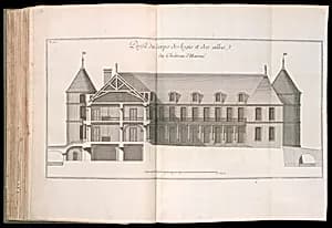Bound print by Germain Boffrand, French, 1667–1754