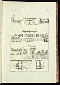 Bound print by Jean-Charles Krafft, French, 1764 - 1833