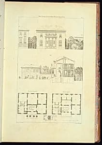 Bound print by Jean-Charles Krafft, French, 1764 - 1833