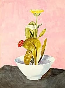Bowl of Flowers by Morton L. Schamberg