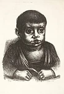 Boy with Fork by Frank Perri, n.d.
