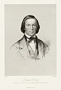Brigham Young by W. H. Gibbs, 1850 - 1860?