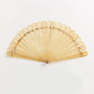 Brisé fan by Sarah Cooper Hewitt, American, 1859–1930