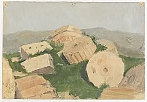 Broken Column, Parthenon by Lockwood de Forest, American, 1850–1932