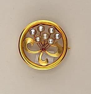 Brooch with Pearls by House of Fabergé, 1842 - 1918
