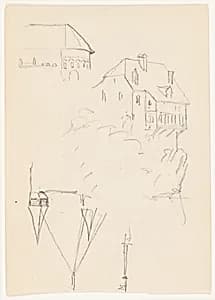 Buildings and Towers by Frederic Edwin Church, American, 1826–1900