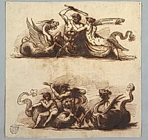 Bythos and Aphros by Felice Giani, Italian, 1758–1823