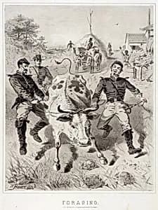 Campaign Sketches: Foraging by Winslow Homer