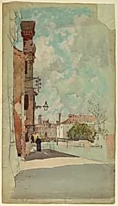 Canal, Venice, Italy by Francis Hopkinson Smith, American, 1838–1915