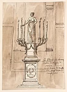 Candelstick by Giuseppe Barberi, Italian, 1746–1809