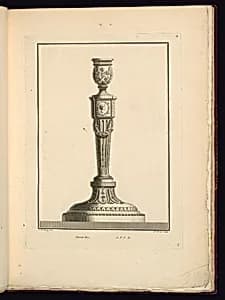 Candlestick Design by Jean François Forty, active 1775 – 1790