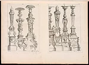 Candlestick Designs by Gilles-Marie Oppenord, French, 1672–1742