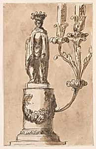 Candlestick by Giuseppe Barberi, Italian, 1746–1809