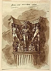 Capital by Felice Giani, Italian, 1758–1823