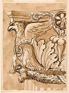 Capital by Giuseppe Barberi, Italian, 1746–1809