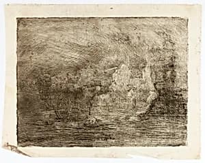 Cart and Ruins by Solon H. Borglum