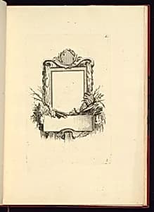 Cartouche Design by Pierre-Philippe Choffard, French, 1730–1809
