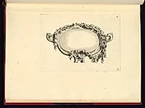 Cartouche Design by Pierre-Philippe Choffard, French, 1730–1809