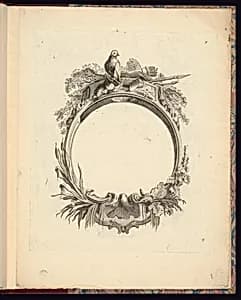 Cartouche Design by Pierre-Philippe Choffard, French, 1730–1809