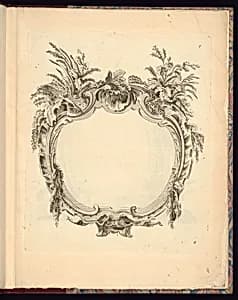 Cartouche Design by Pierre-Philippe Choffard, French, 1730–1809
