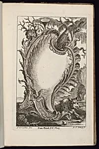 Cartouche Design by François de Cuvilliés the Elder, Belgian, active Germany, 1695 - 1768