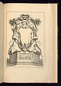 Cartouche Design by Jean-Bernard Turreau, French, 1672 - 1731