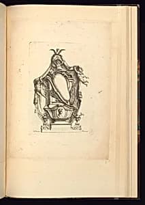 Cartouche Design by Jean-Bernard Turreau, French, 1672 - 1731