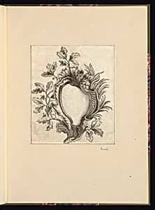 Cartouche Design by Borch, active mid 18th century