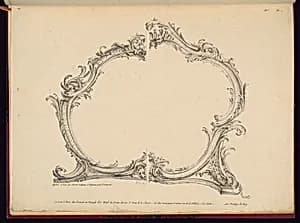 Cartouche (Framing) Designs by Jean-Baptiste Girard, French, active ca.1750 – ca.1771
