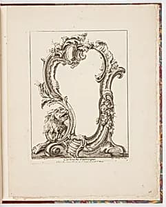 Cartouche Pitoresque by Pierre Edme Babel, French, 1720–1775