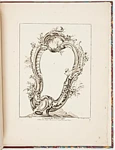 Cartouche Pitoresque by Pierre Edme Babel, French, 1720–1775