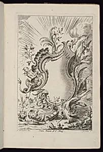 Cartouche with Dragon by François de Cuvilliés the Elder, Belgian, active Germany, 1695 - 1768