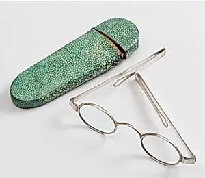 Case and eyeglasses by Unknown