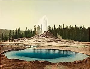 Castle Geyser, Yellowstone by Unidentified