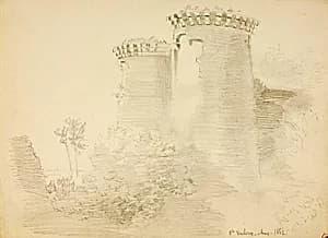 Castle, St. Valery by Miner Kilbourne Kellogg