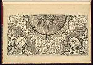 Ceiling Design by Jean Lemoyne, French, 1638 – 1715