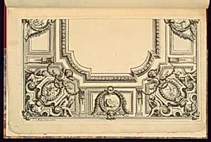Ceiling Design by Jean Lemoyne, French, 1638 – 1715